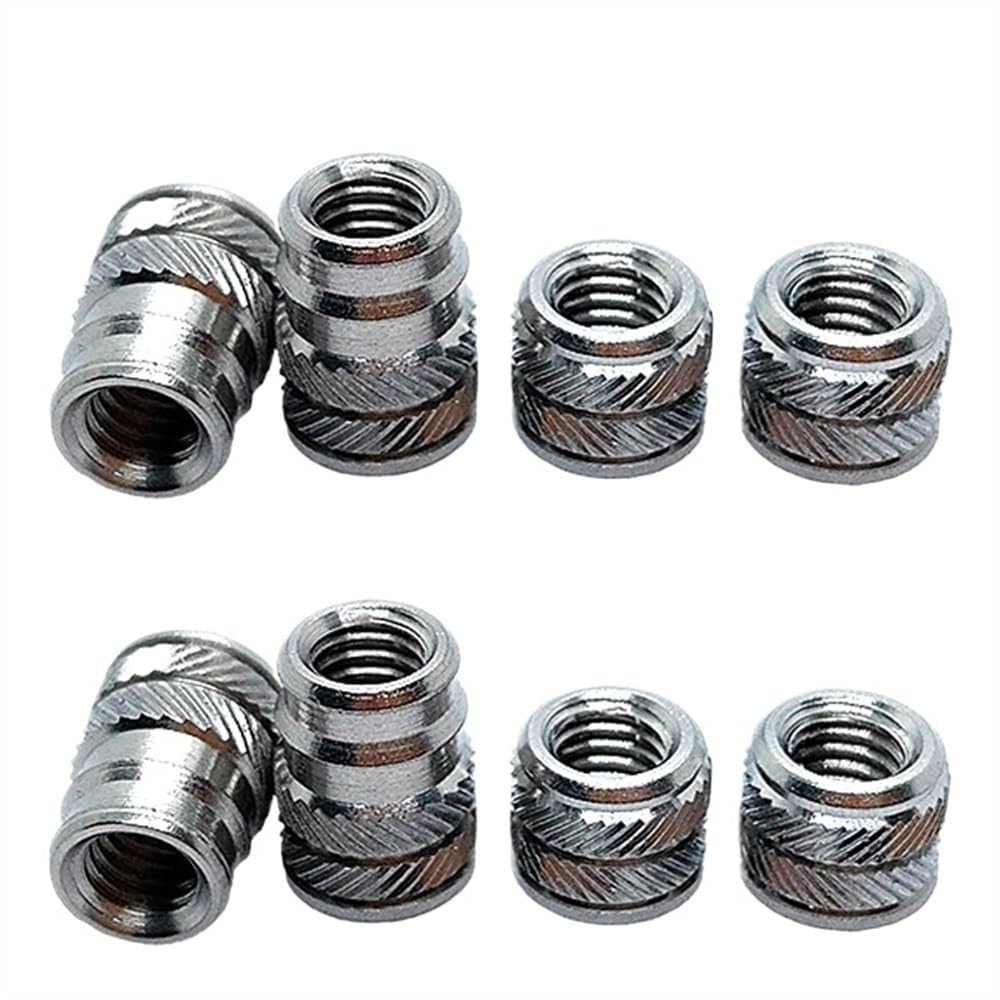 Zestaw 20 nakrętek ze stali nierdzewnej - M2,5, M3, M4, M5, M6, M8, nakrętki zabezpieczające do samodzielnego montażu(M6x12.7x9.5)