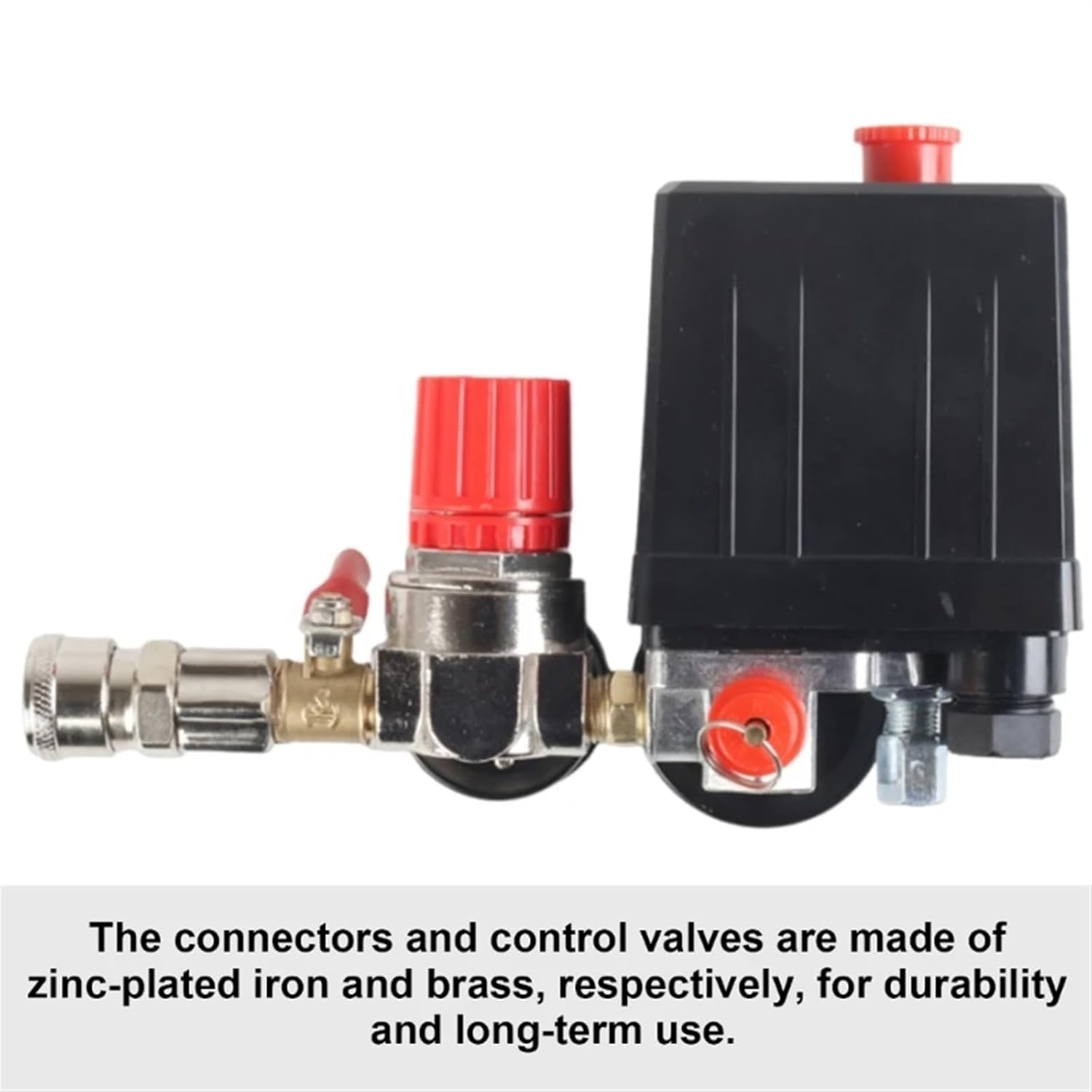 Air Compressor Pressure Switches 90-120PSI AdjustableManifold Regulator Gauges
