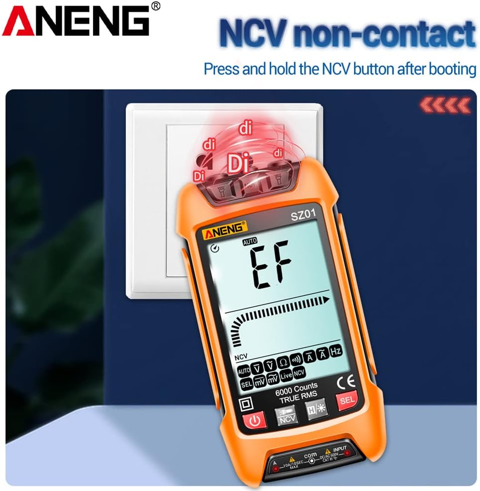 NCV non-contact voltage detection feature of SZ01 Multimeter