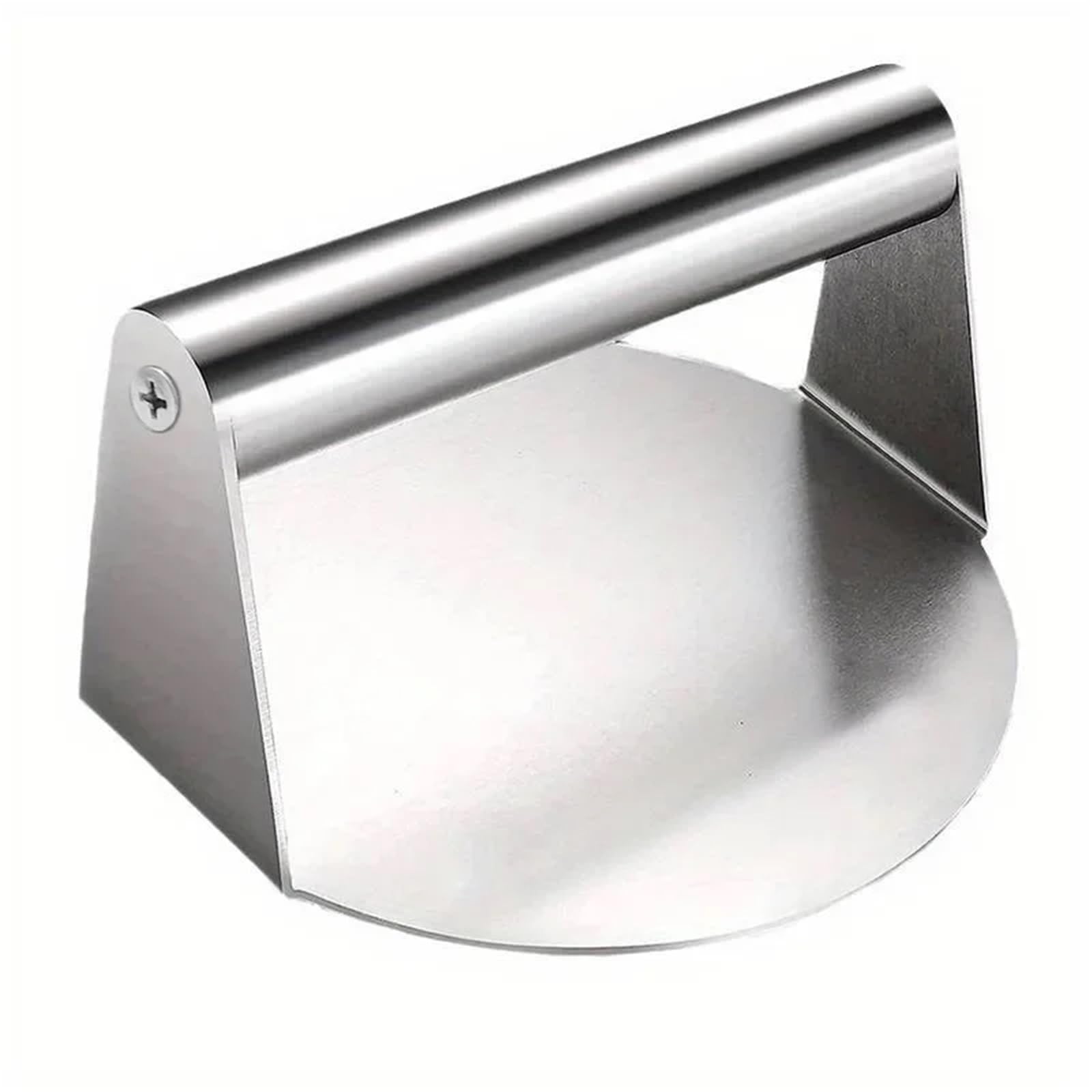 MRVAKDYDI Stainless Steel Burger Press, Stainless Steel 10cm Hamburger Patty Press Smash Burger Heavy Duty BBQ Grilling