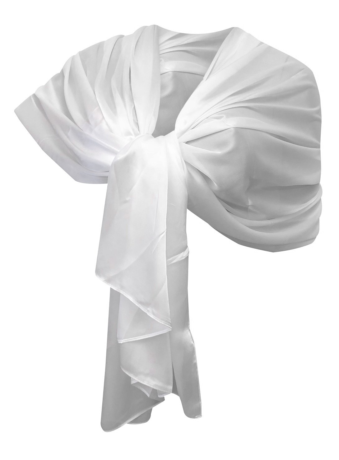 Stola blu elettrico misto seta da donna elegante cerimonia coprispalle