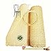 Facilcasa Paille pour chaises et tabourets, kit de réparation pour Remplacement d’assises, avec Tissu de Jute, Manuel en 5 Langues, 45 x 45 cm