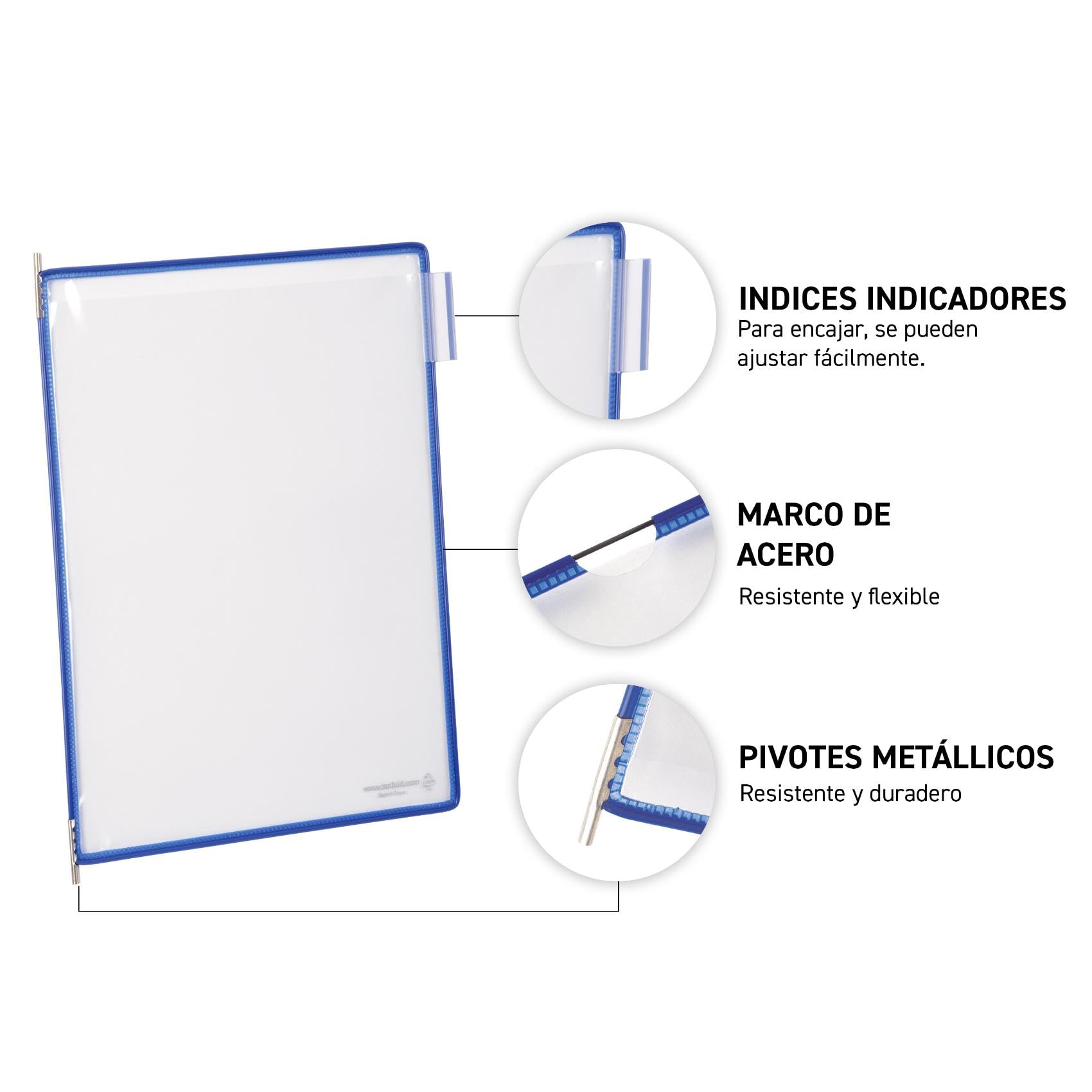 TARIFOLD 434109 - Clasificador de 10 fundas