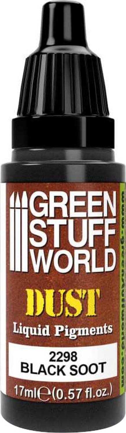 Green Stuff World Black Soot Liquid Pigments 17Ml