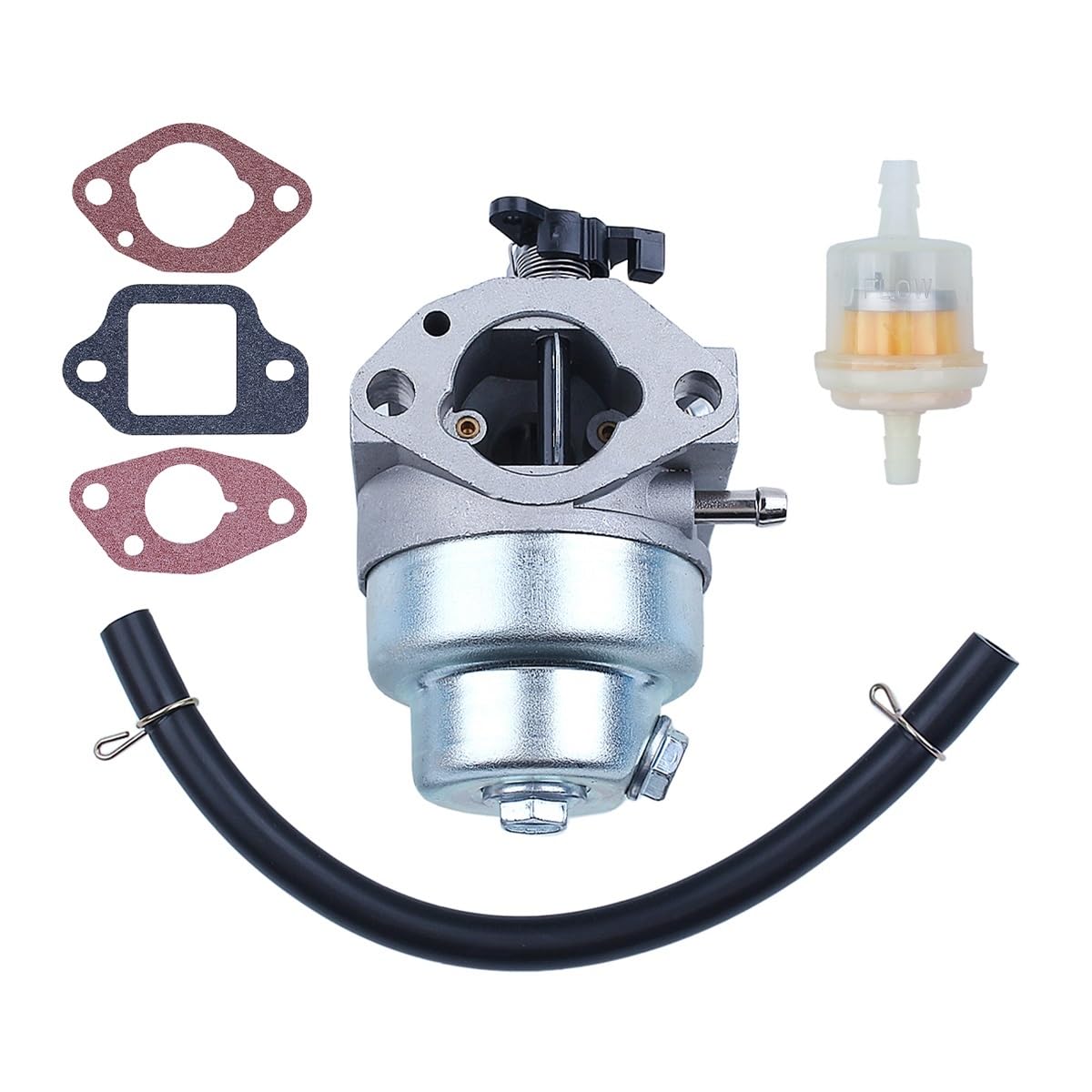 Kit de Filtro de Manguera de Combustible y Junta de carburador for Motor de cortacésped GCV160, GCV160LA, HRB216, HRR216, HRS216, HRT216 y HRZ216.