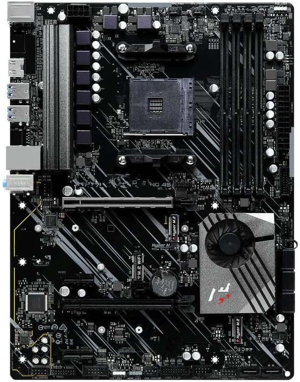 for X570 Phantom Gaming 4S Motherboard X570 Support 9 5900X 5600 2700 5700 3400G CPU Socket AM4 DDR4 128GB 4533(OC)