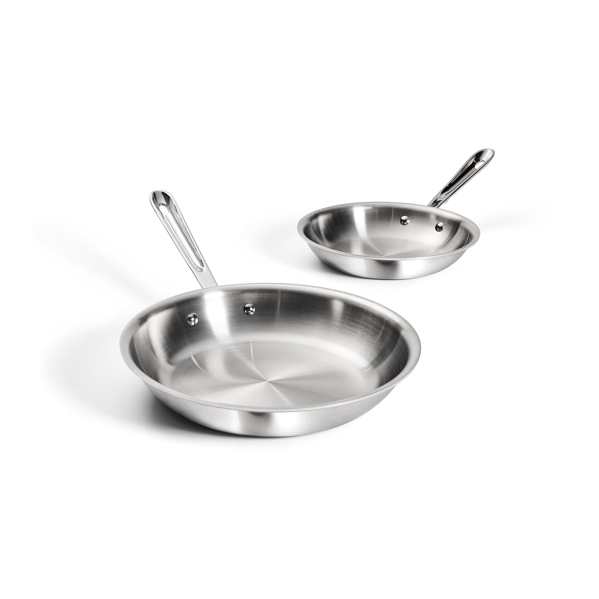Amazon.com: All-Clad D3 Stainless Steel, 2-Piece Fry Pan Set, Made