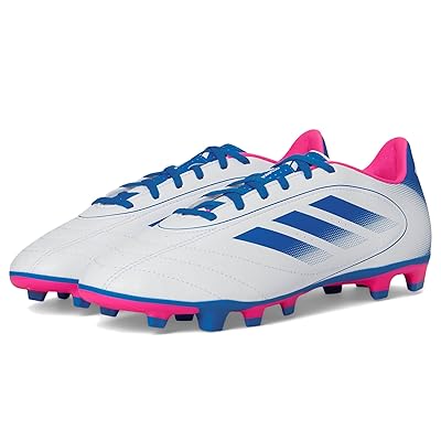 adidas Goletto IX Firm Ground/Multi Ground Soccer Cleats Soccer Shoes White/Bright Royal/Team Shock Pink
