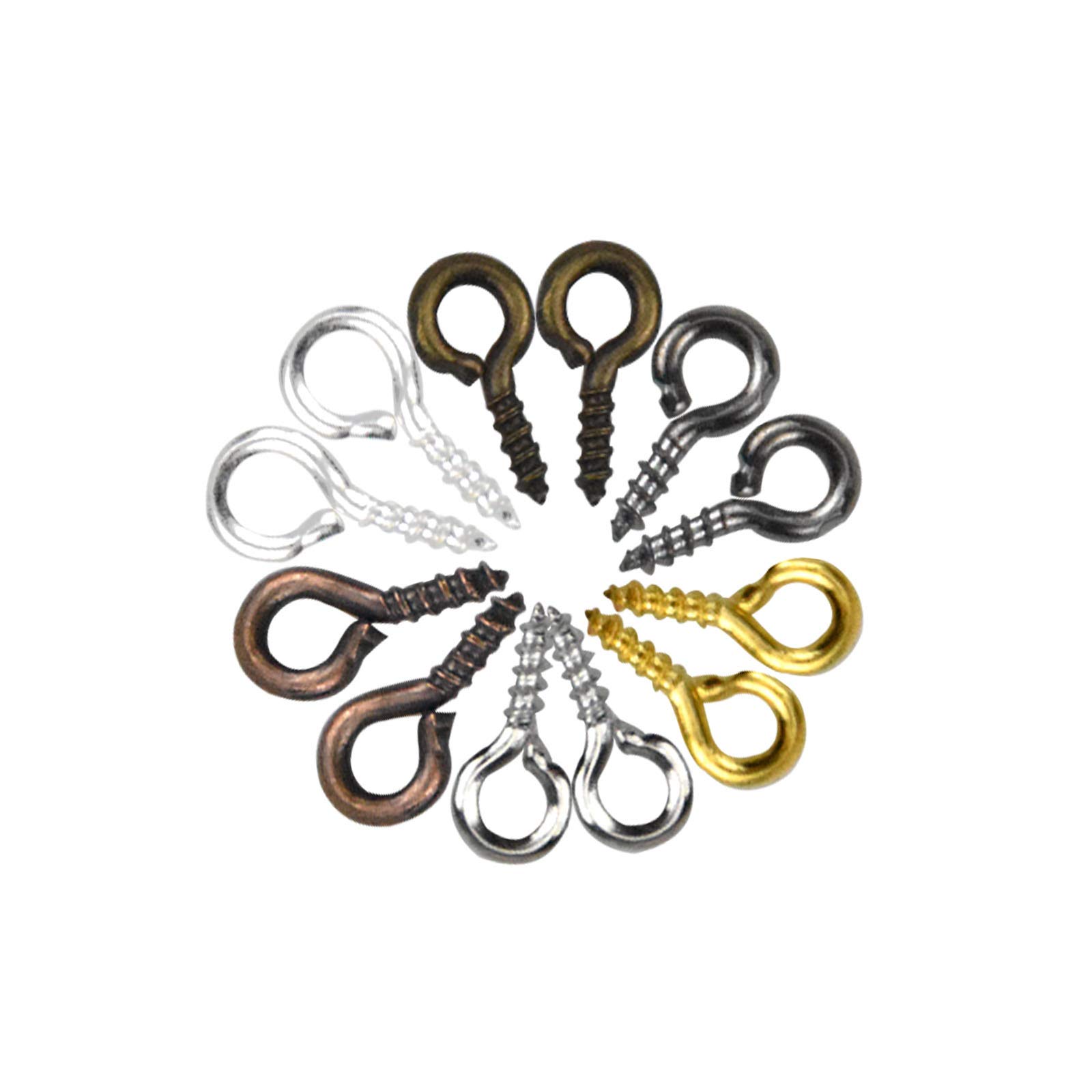 400 Viti Con Occhiello In 3 Misure - Per Gioielli E Fai Da Te - Foto 6