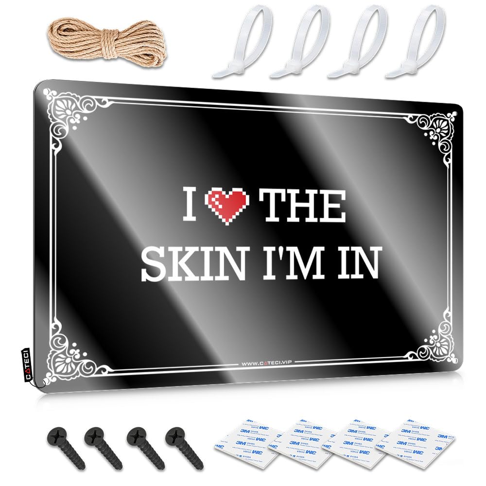 I Love The Skin I'm In Novelty Cottage Core Decorations - Farmhouse Signs Fun Hanging Wall Decor(30X40CM)