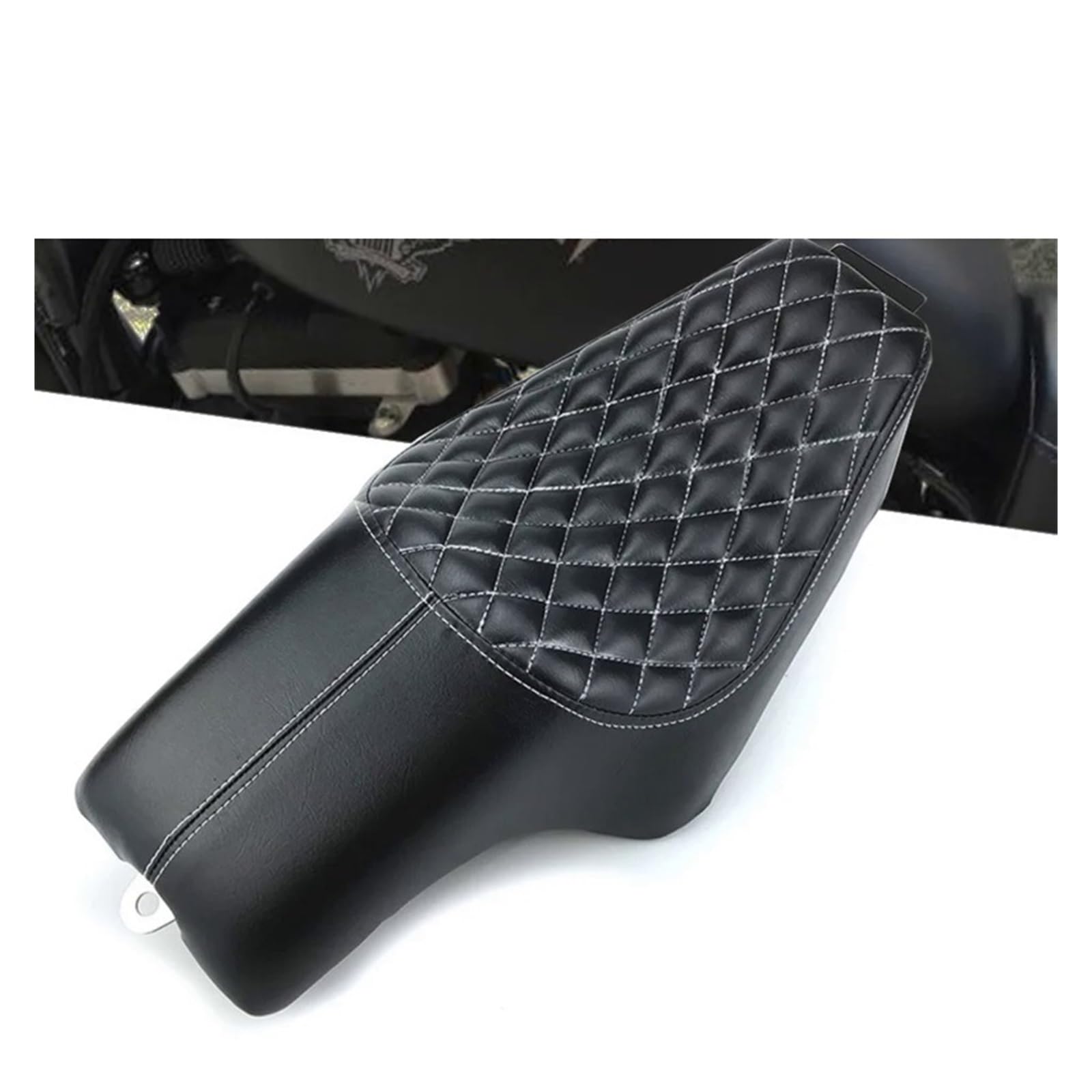 Sella per Motociclo Conducente Del Motociclo Sedile Passeggero Anteriore Posteriore Two Up Seat Per Sportster XL883 1200 X48 XL 1200 883 48 Modelli 2004-2016