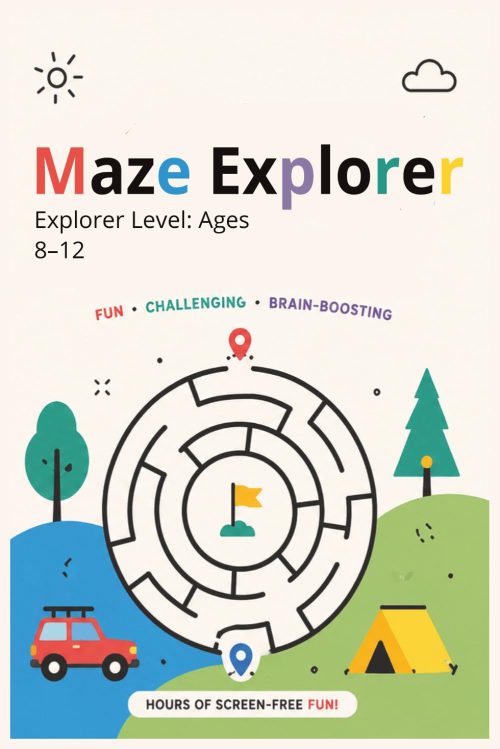 Maze Explorer (Puzzle Books for Kids)