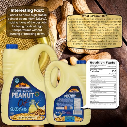 image for Rani Brand Authentic Indian Products Rani Peanut Oil 169 Ounce (5 Lite