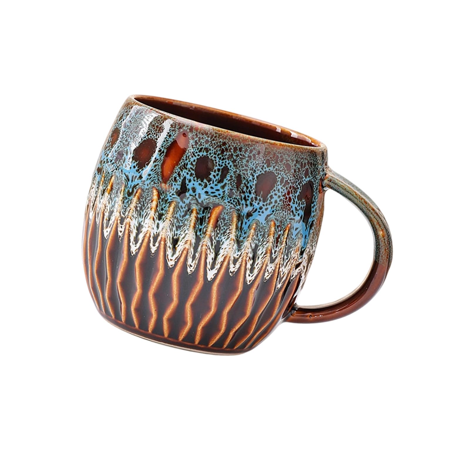 CAZSTYK Ceramic Drinking Mug 20Ounces Cup Great for Coffee Tea or Hot Chocolate Glazed Stonewares Drinkware Earthenware Coffee Cup