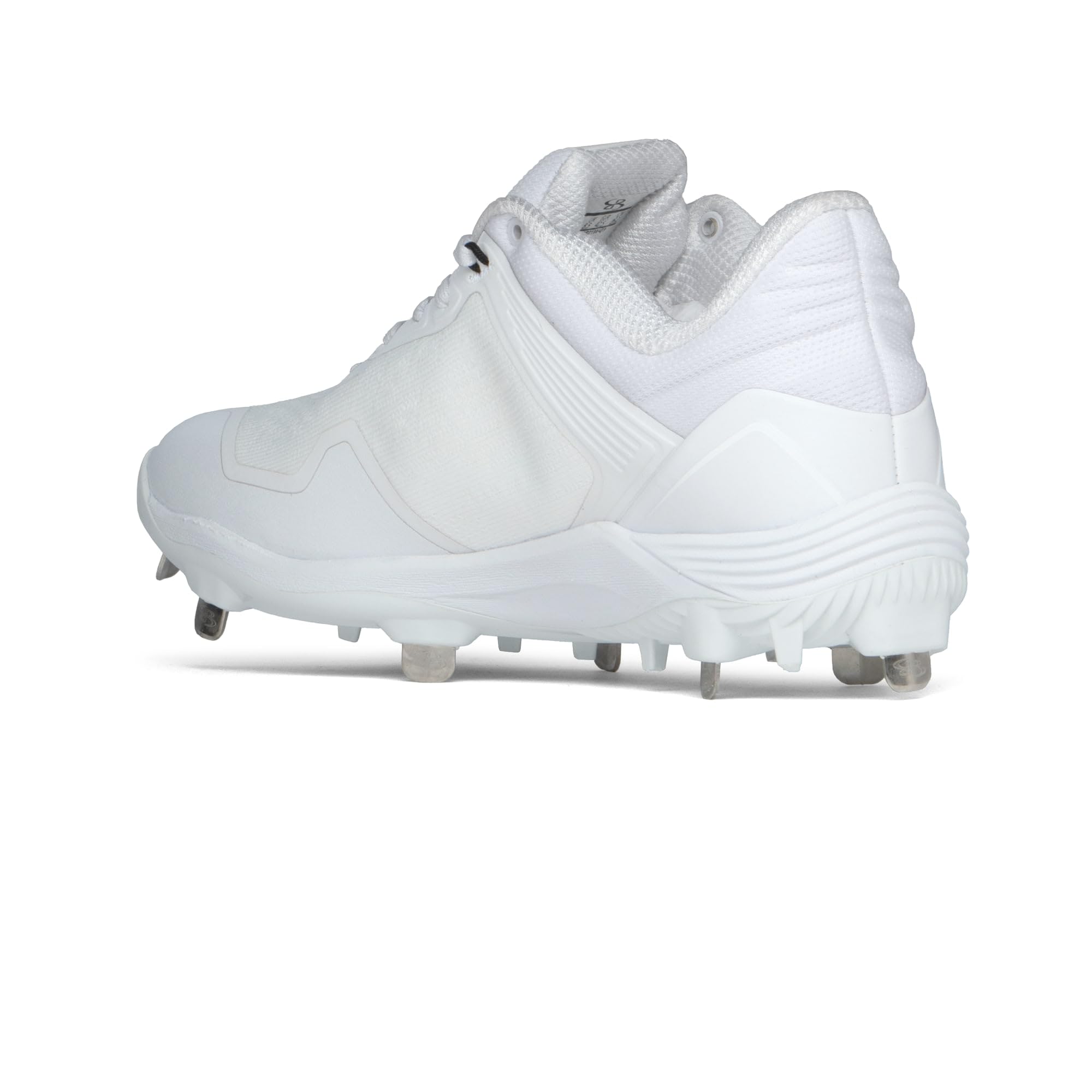 Boombah Viper Pureknit Women's Metal Cleat - Status - White/White - Size 10.5