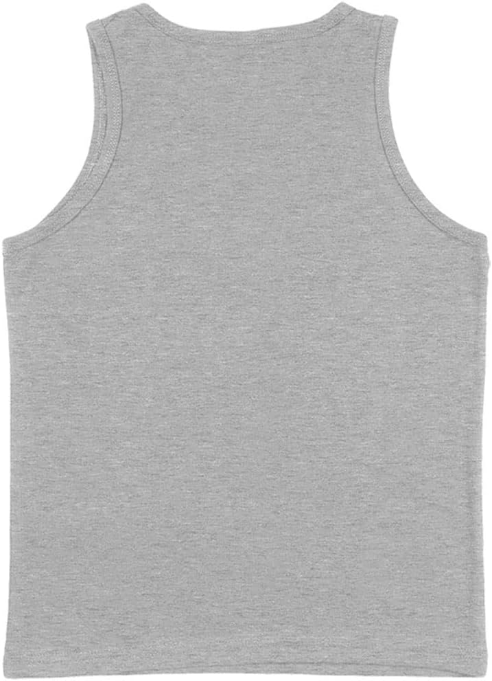 Potato Print Kids' Jersey Tank - Cartoon Sleeveless T-Shirt - Graphic Kids' Tank Top