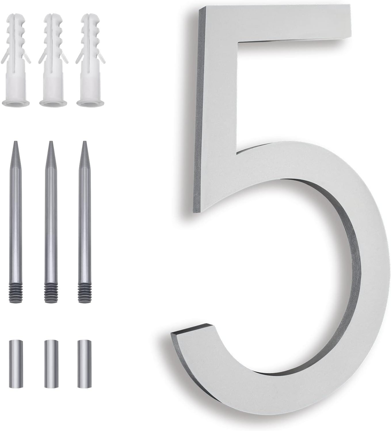 8 Inch Modern House Numbers, Address Numbers For Houses