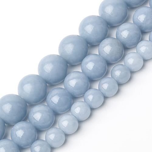 Vista 106 de Cuentas redondas de piedras preciosas naturales para hacer joyas, 15 pulgadas, 0.14, 0.21, 0.28, 0.35, 0.42 pulgadas, cuentas semipreciosas Piedra