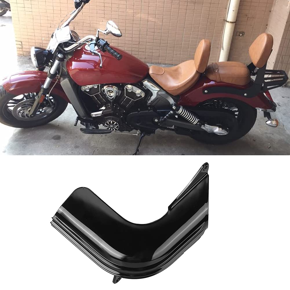 Dekoracyjna nakładka na wąż płynu chłodzącego do modeli Indian Scout SELECTIONS 2015–2019, czarna osłona węża płynu chłodzącego ABS, akcesoria stylizacyjne wnęki silnika