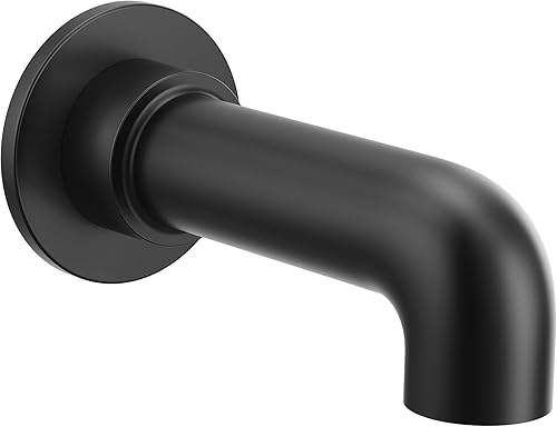 Moen 3347BL CIA Collection - Boquilla de bañera con conexión CC antideslizante, color negro mate