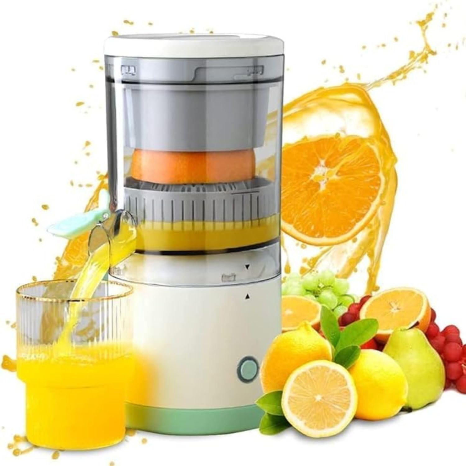 ARTMIS Electric Citrus Juicers, Orange Juicer, Portable USB Rechargeable Lemon Squeezer, Hands-Free Masticating Orange Juicer, One Button Operation for Lemon, Orange, Citrus, White (B0DHVP4N6R) Amazon Price History, Amazon Price Tracker
