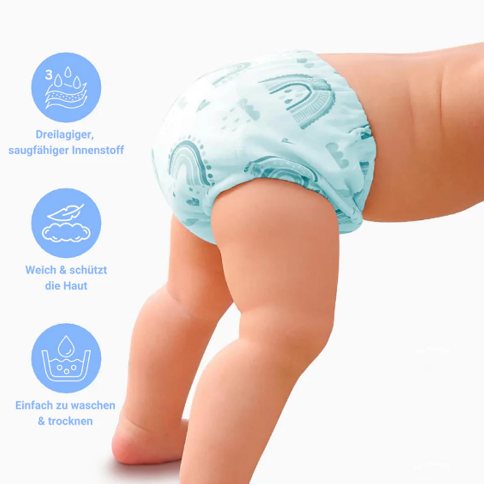 Nassfrei TrainingsunterwäSche,Nassfrei Absorbierende Kleinkind-UnterwäSche,Nassfrei Unterhose Kinder,Unterhose Kinder Toilettentraining (F set,M)