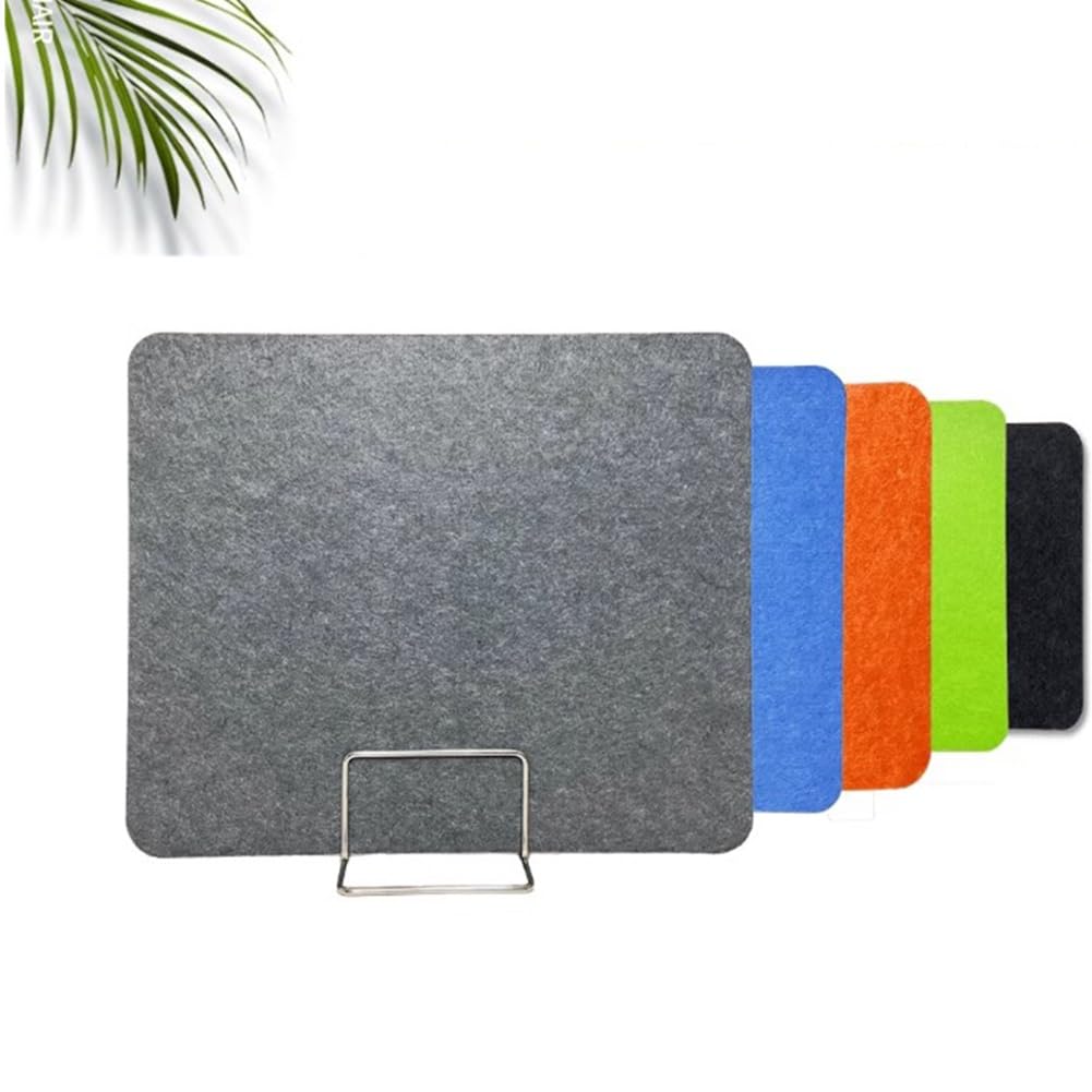 GJZQDKX Acoustic Desk Privacy Panel Freestanding Noise Reduction Divider Multicolor Options (Black 30x50CM) - Enhance Workspace Privacy & Focus