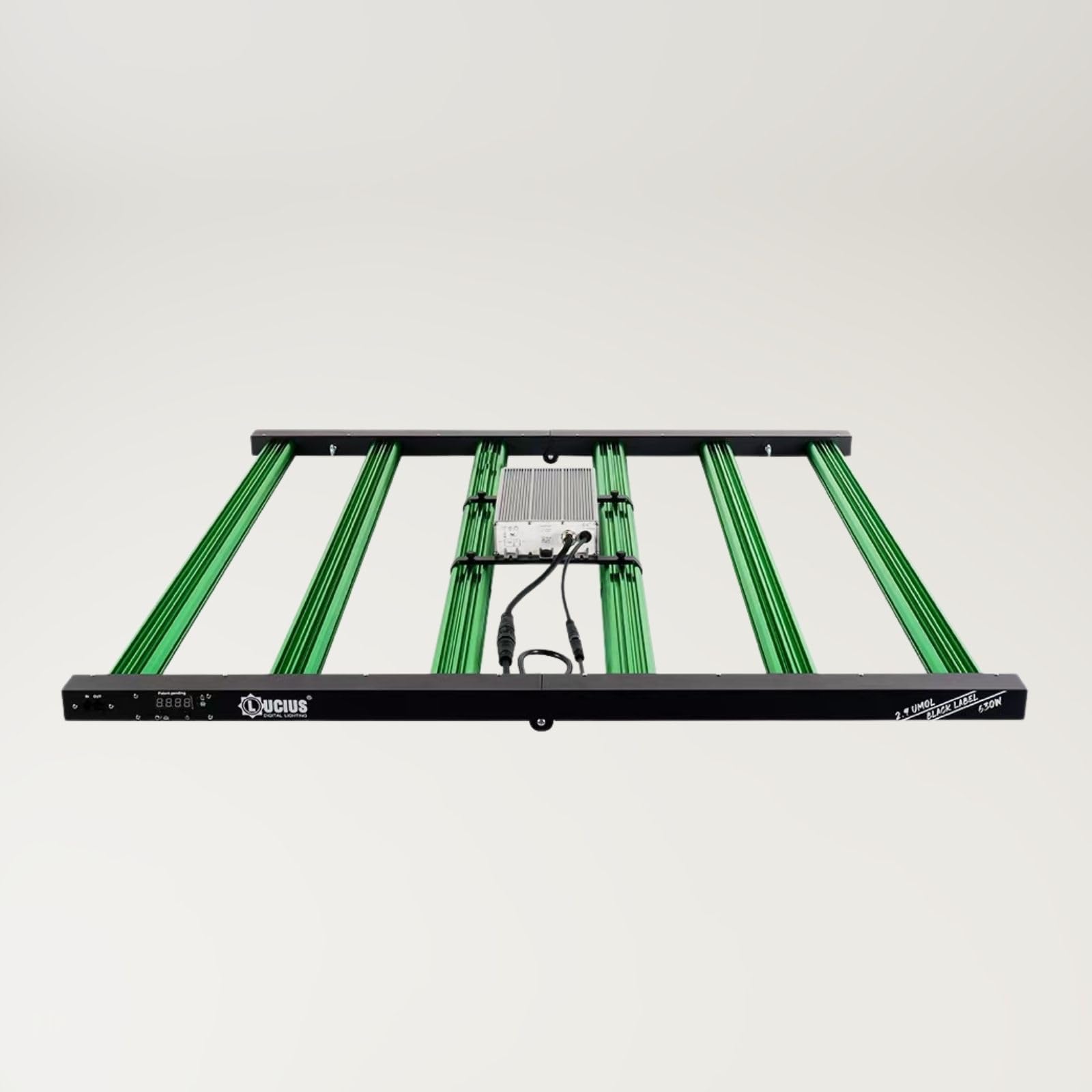 LUCIUS - Lámpara LED de 630W 2.9 Master Control - Cultivo espectro completo Crecimiento/Floración, UV IR, Función Anochecer/Amanecer, Regulable, Invernaderos y plantas interior, hortalizas y flores