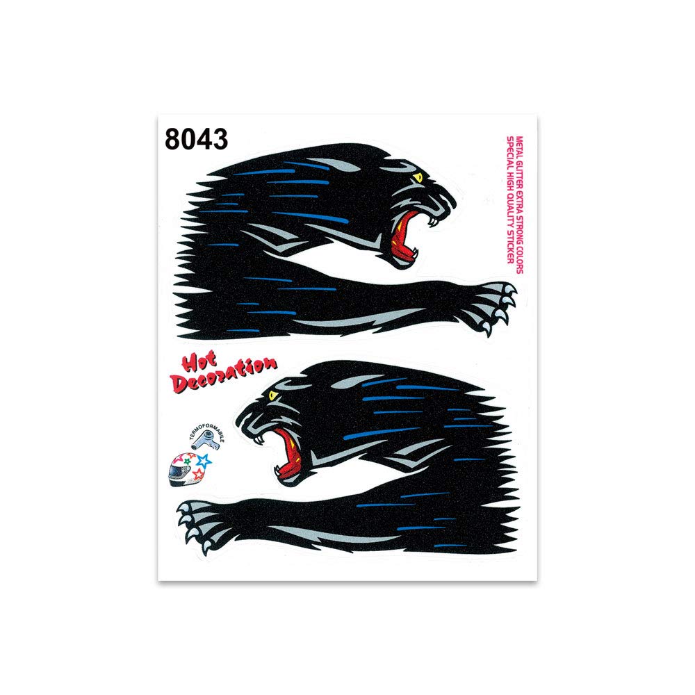 Quattroerre Sticker Panthers, 14 x 16 cm