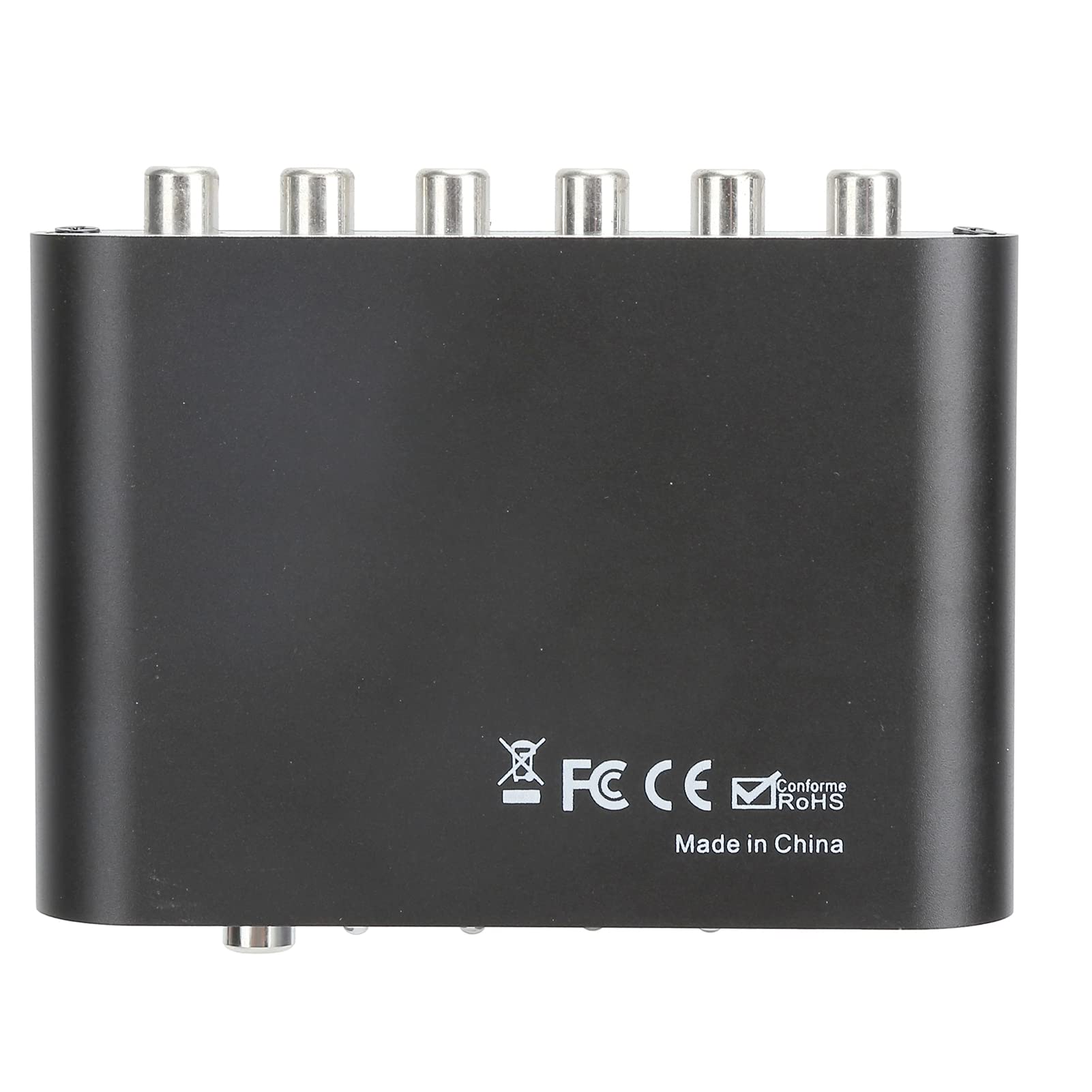 Convertisseur Numérique DTS Dolby 5.1 Canaux avec Décodeur AC3 – Comprend une Interface Optique Coaxiale vers Analogique – Excellent pour le Cinéma Maison, la Salle de Concert,