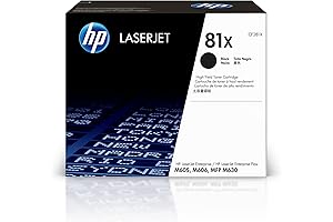 Genuine HP 81X Black High-yield Toner Cartridge CF281X