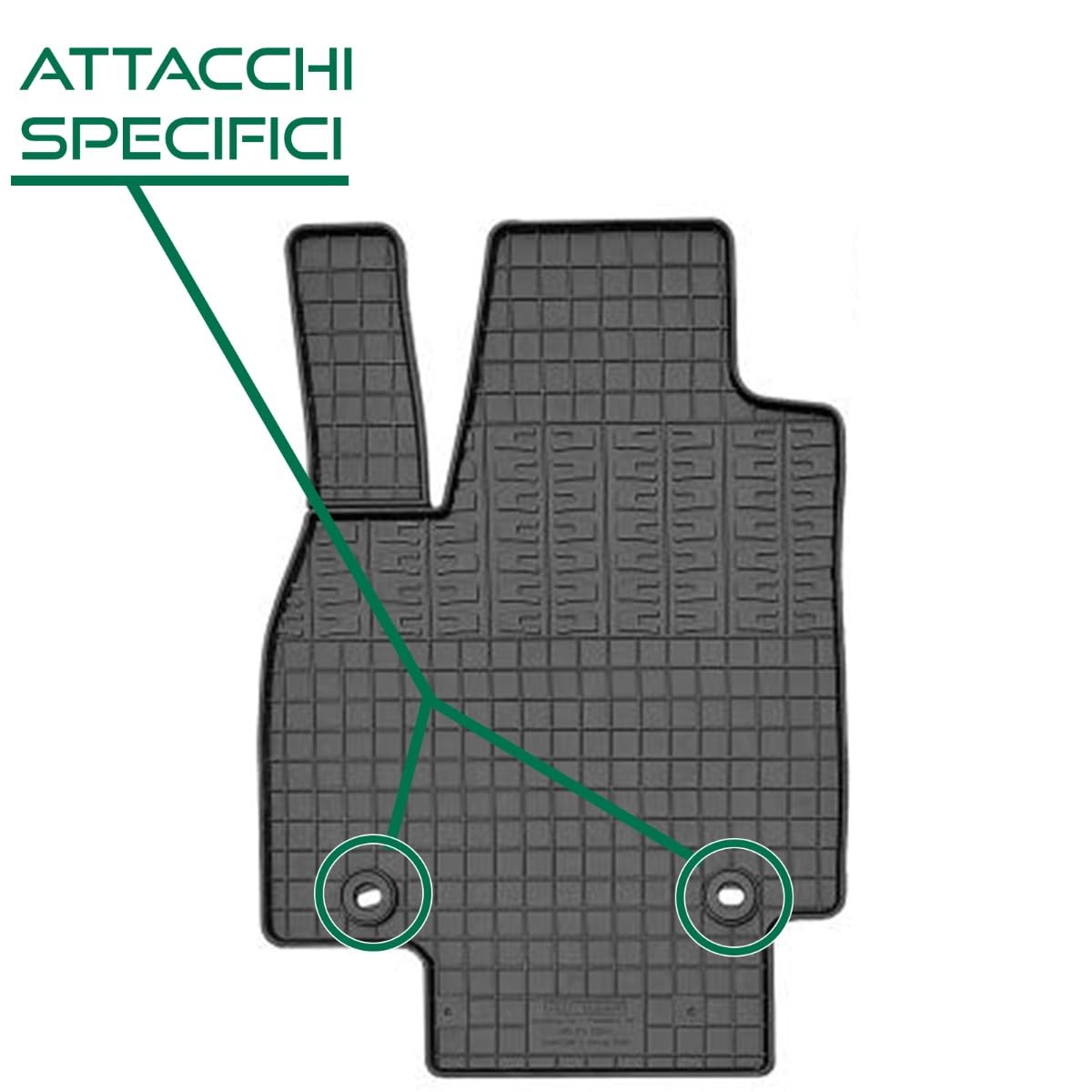 TAPPETI - TAPPETINI IN GOMMA 3D NERI PER MG ZS II dal 2024 in poi