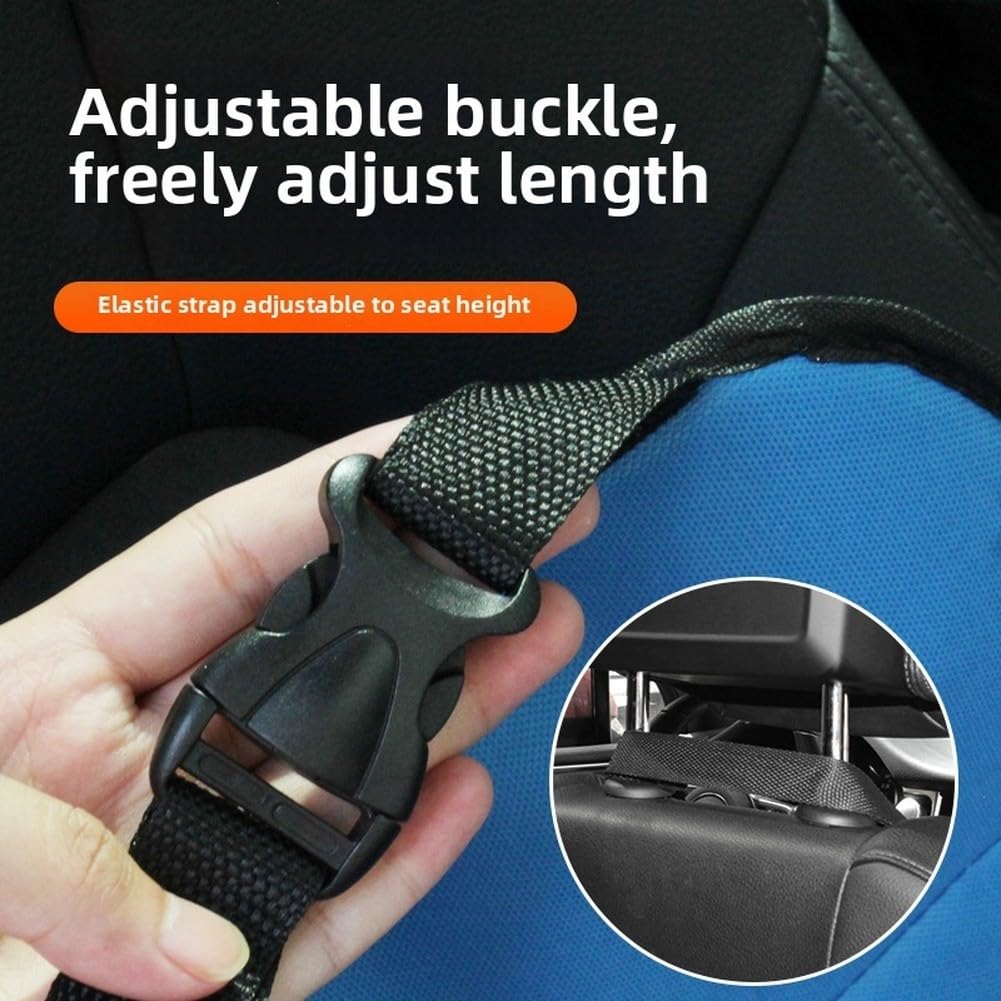 Funda plegable para asiento de coche para perro con ventilación de malla transpirable, tela Oxford impermeable y bolsillo frontal de almacenamiento para viajes (negro)