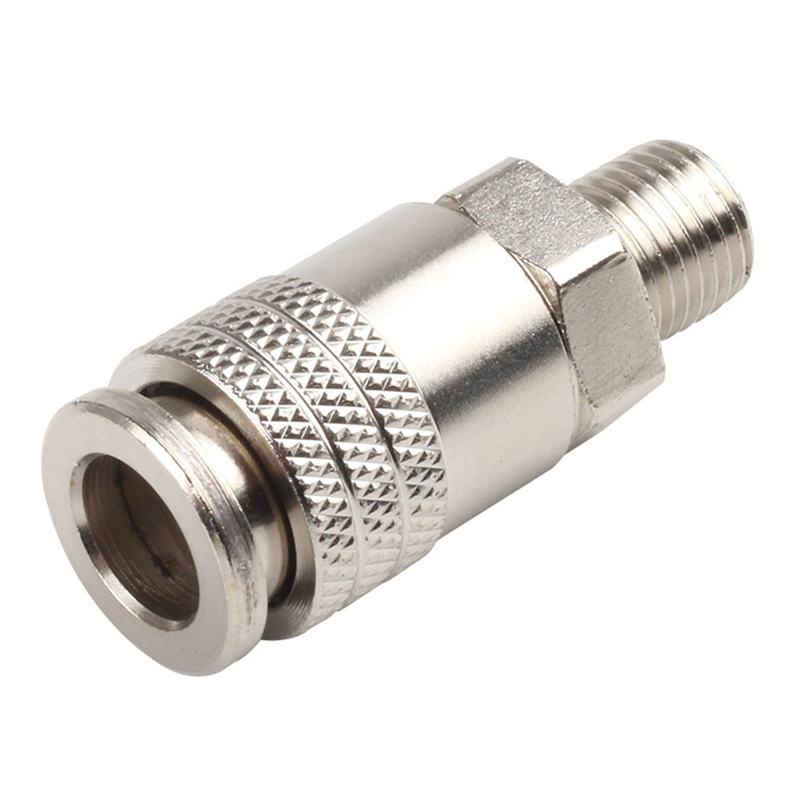 Air Tool Connector Multipurpose Steel Materials G1 / 4 Male Thread Installation Design for Compressor Systems Pneumatic Quick Connection Adapter