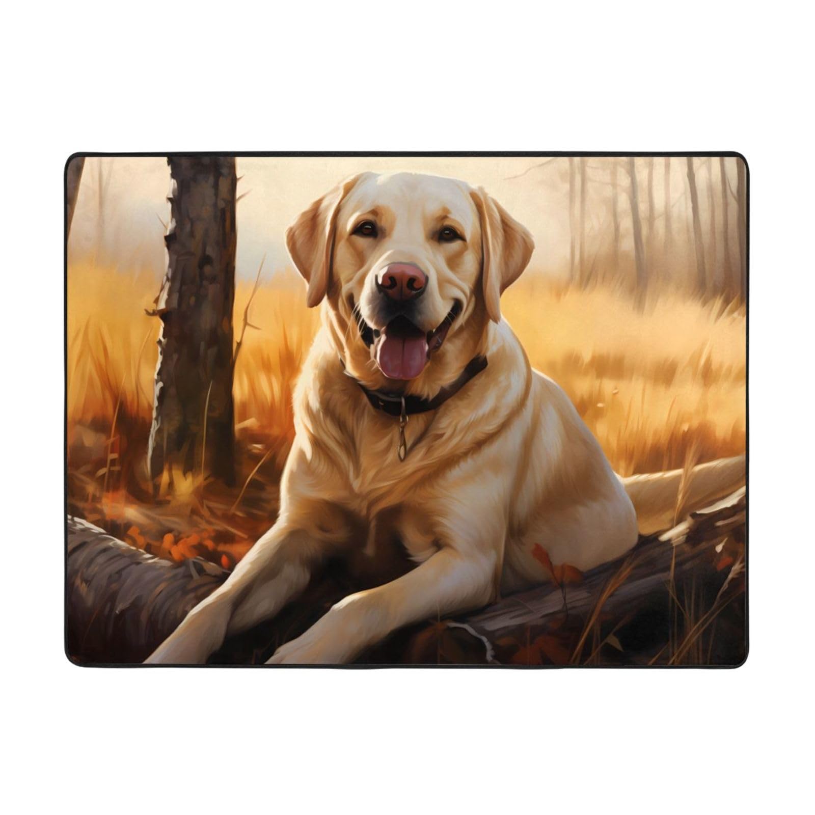 Tapis labrador de salon 160x121 cm pour créer un coin détente chaleureux