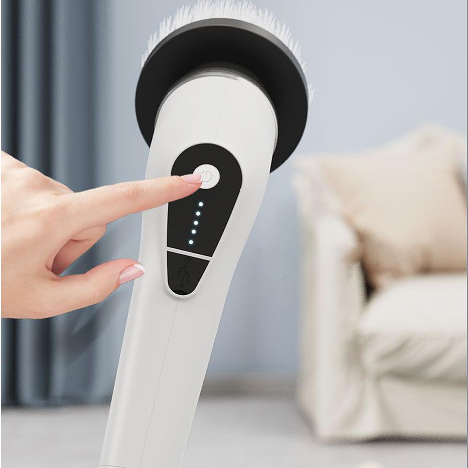 Cepillo Limpiador Para Suelos Cepillo Multiusos para Suelos | Desempolvador Raspador Pulidor Con Mango Largo Y Empuñadura Antideslizante Para Pared Puerta Bañera Exterior Coche