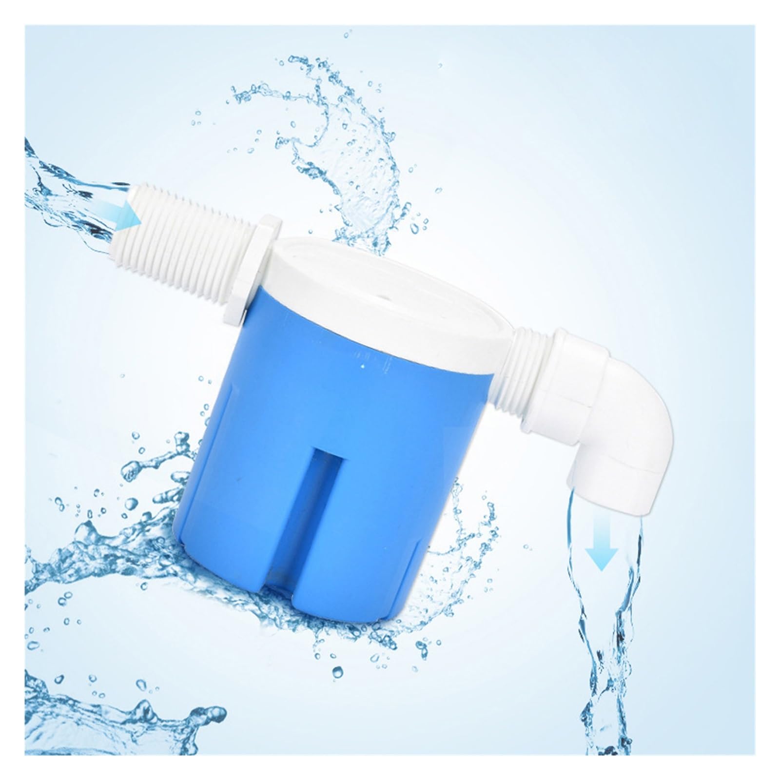 Válvula de nivel de agua automática para evitar desbordamientos en tanques y cisternas de 3/4"