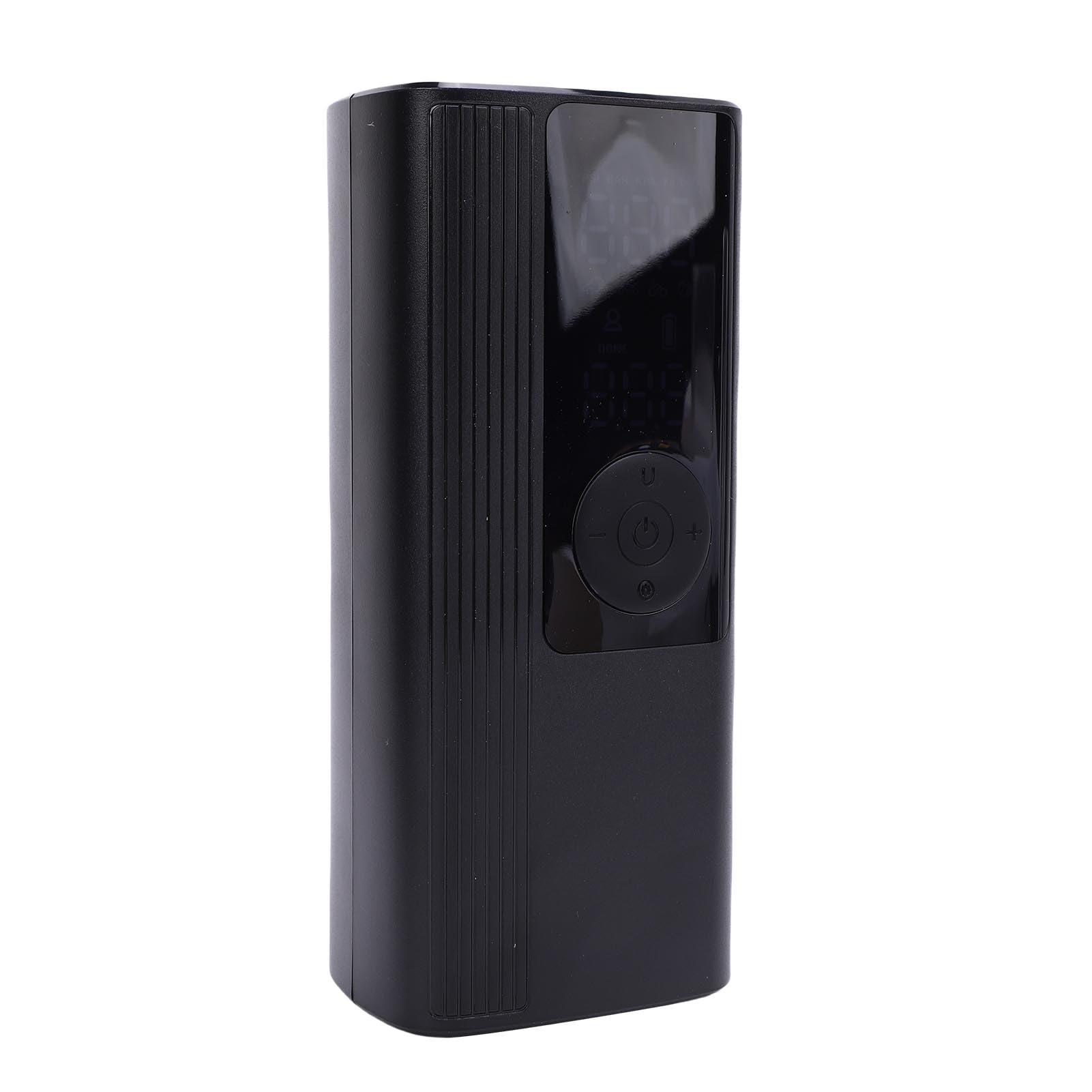 FTVOGUE Gonfiatore per Pneumatici Portatile, Gonfiatore per Pneumatici Senza Fili in ABS con Misuratore di Pressione Digitale a LED, Spegnimento Automatico, Batteria da 4000 mAh, Ricarica USB per