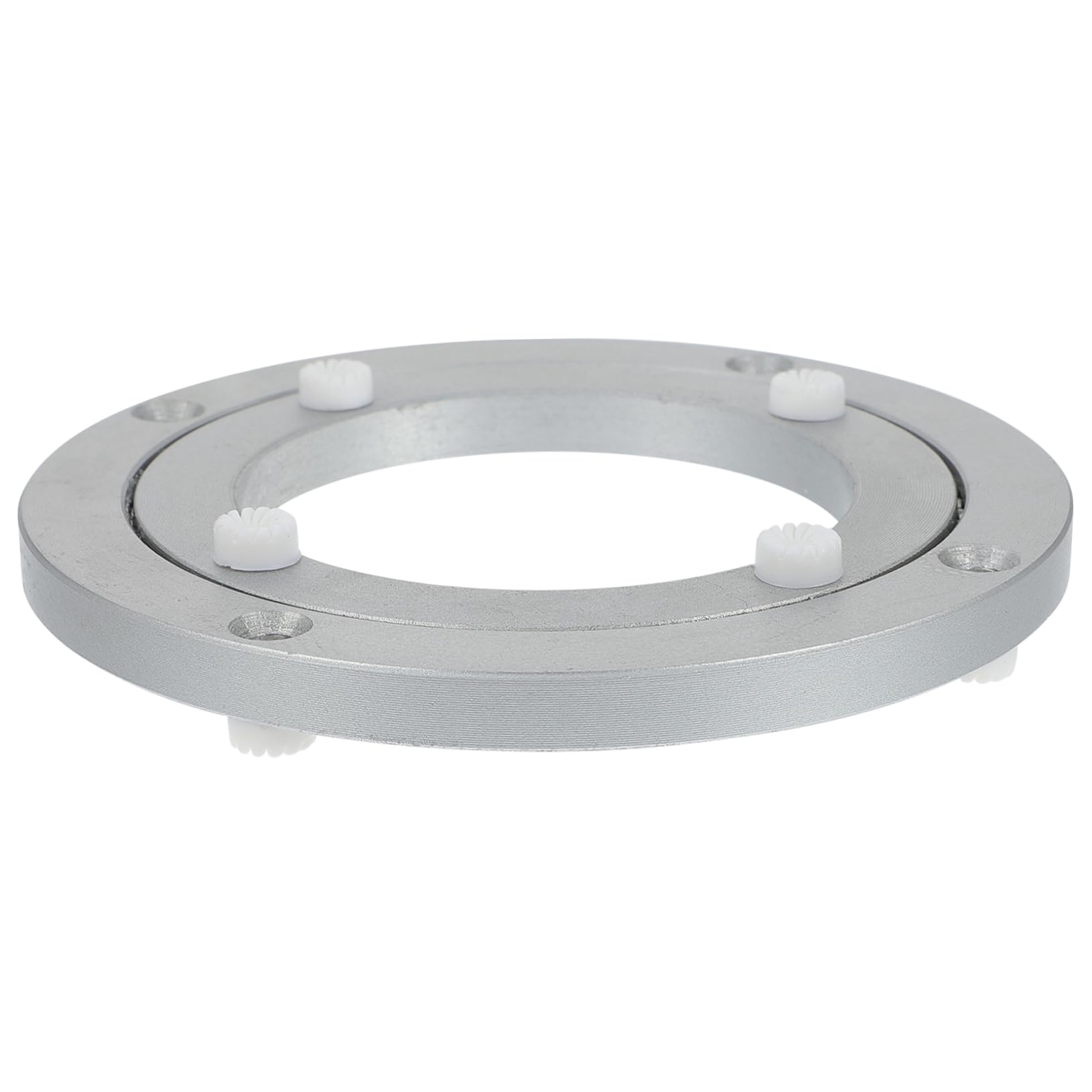 Plato Giratorio de Aluminio para Mesa de Comedor Base Giratoria Lisa 360 Grados Herramienta para Banquetes y Restaurantes Uso Doméstico Diseño Práctico