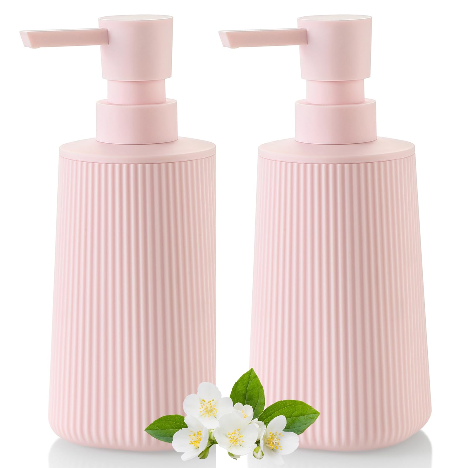 Hand Soap Dispenser Bathroom Pink Soap Dispenser Kitchen Sink 2 Pieces
