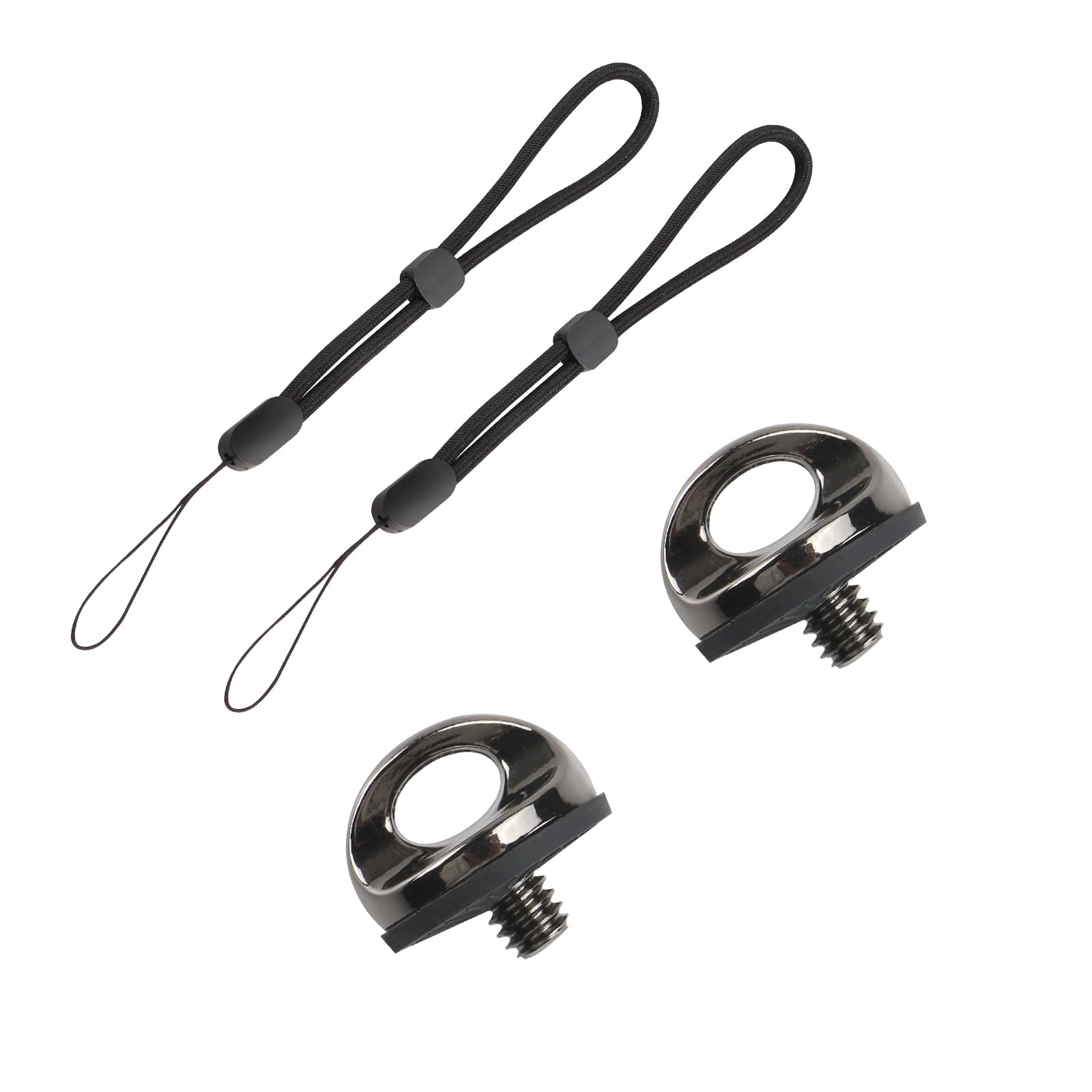 Lot De 4 Vis De Sangle Pour Appareil Photo - Filetage 1/4 Pouce - Alliage Métal Haute Résistance - Compatible La Plupart Des Reflex Et Hybrides