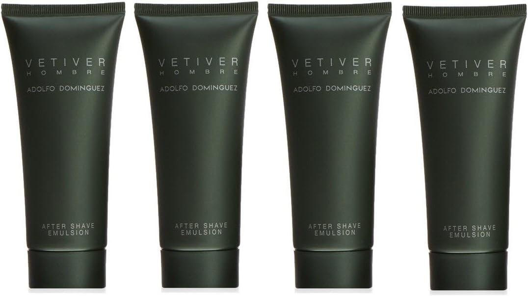 Vetiver by Adolfo Dominguez After Shave Balm 100ml. Pack of 4