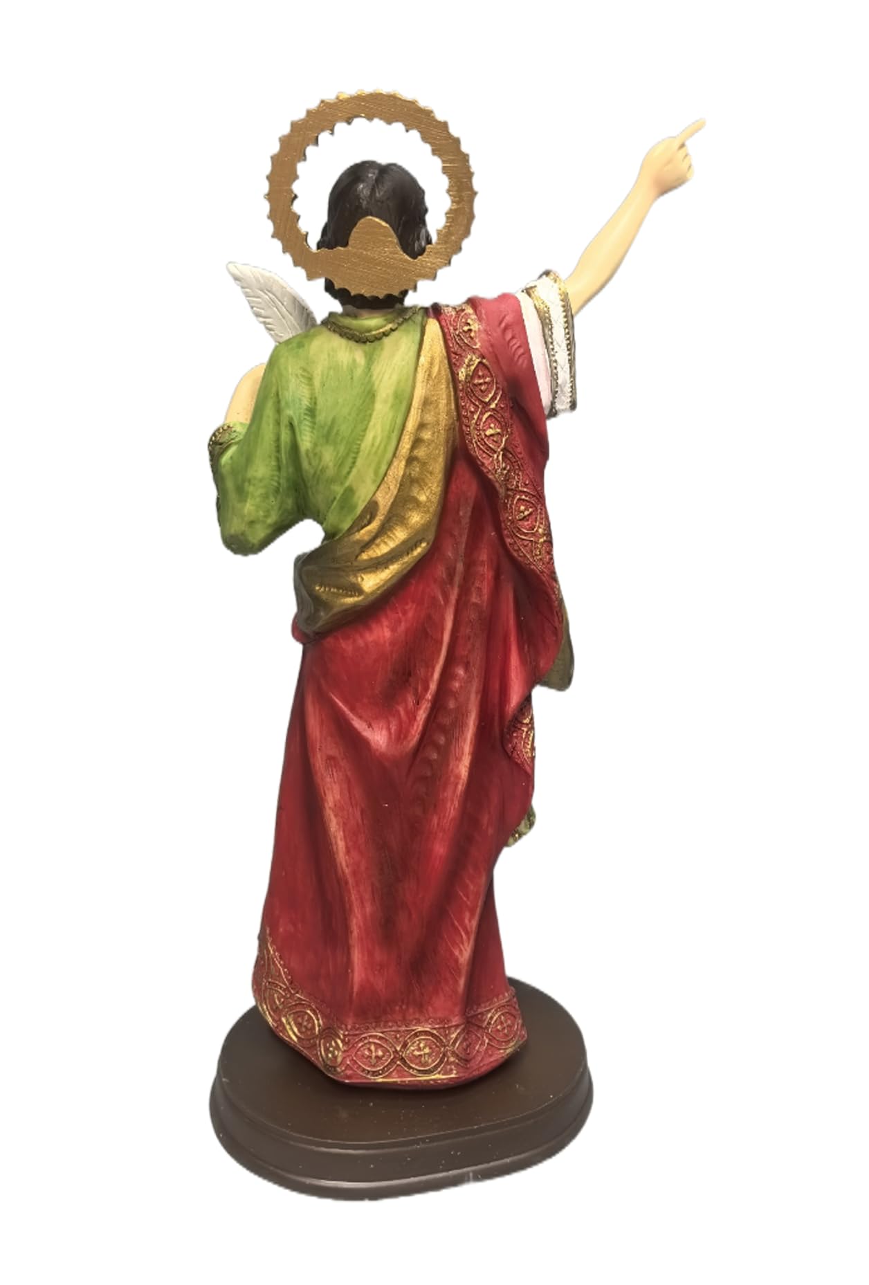 Figura de San Pancracio Resina Pintada a Mano 29 30 32cm Decoración Religiosa Hogar