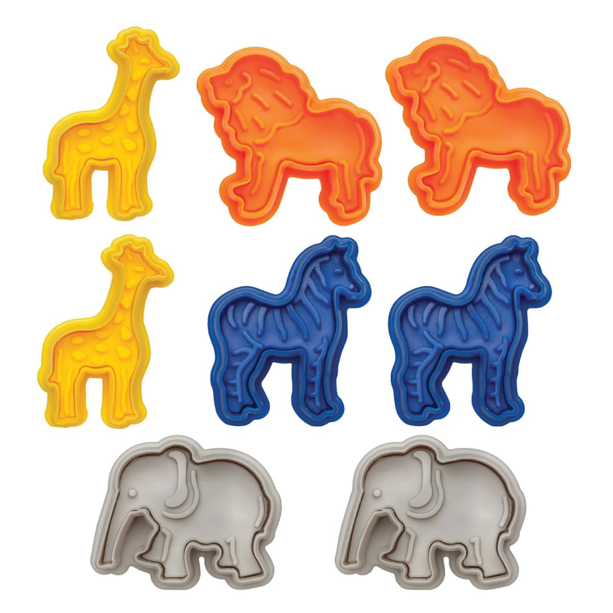 Mrs. Anderson’s Baking Animal Cracker Cookie Cutters, BPA Free, Set of 8