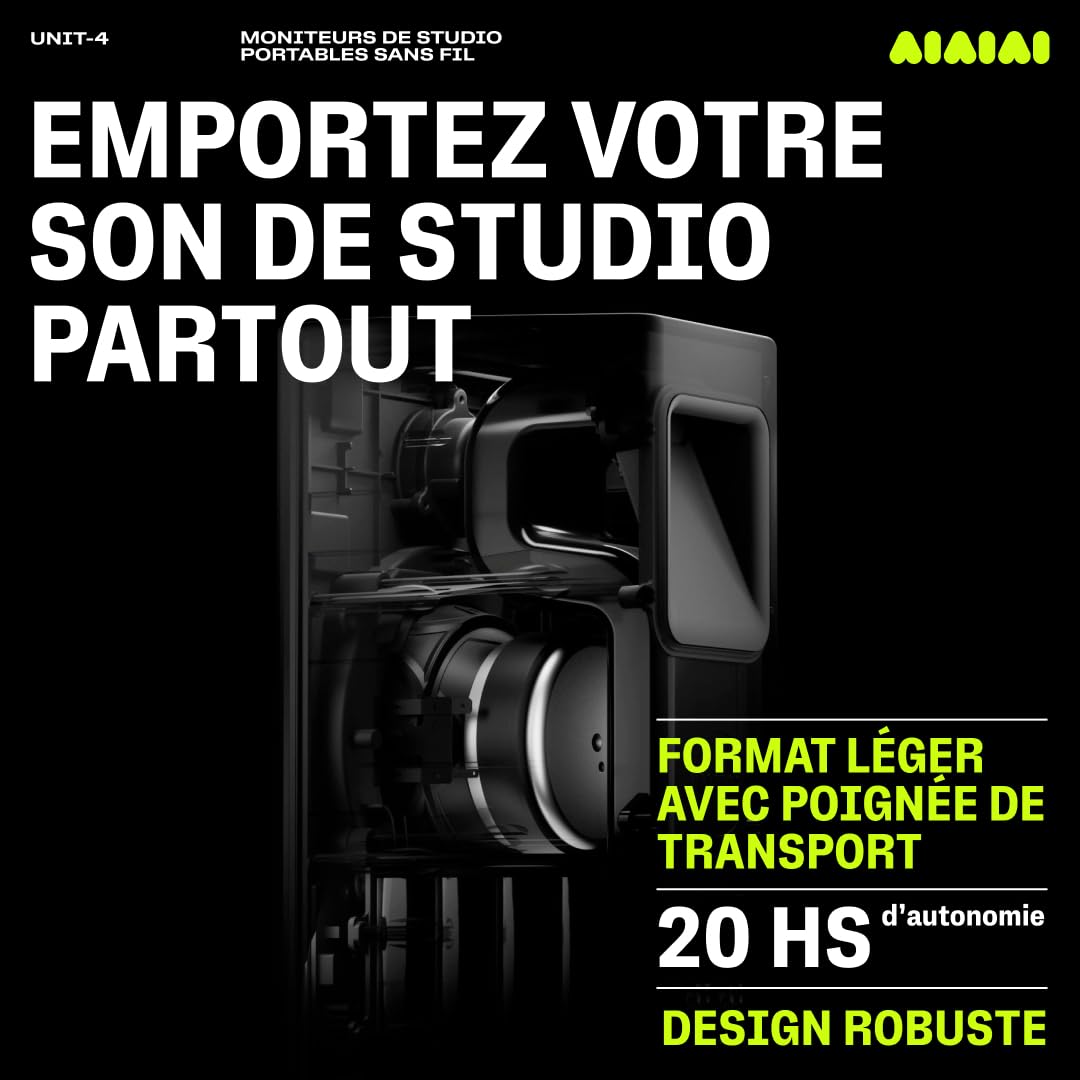 AIAIAI Unit-4 Wireless+ Portable Studio Monitors Featuring Ultra