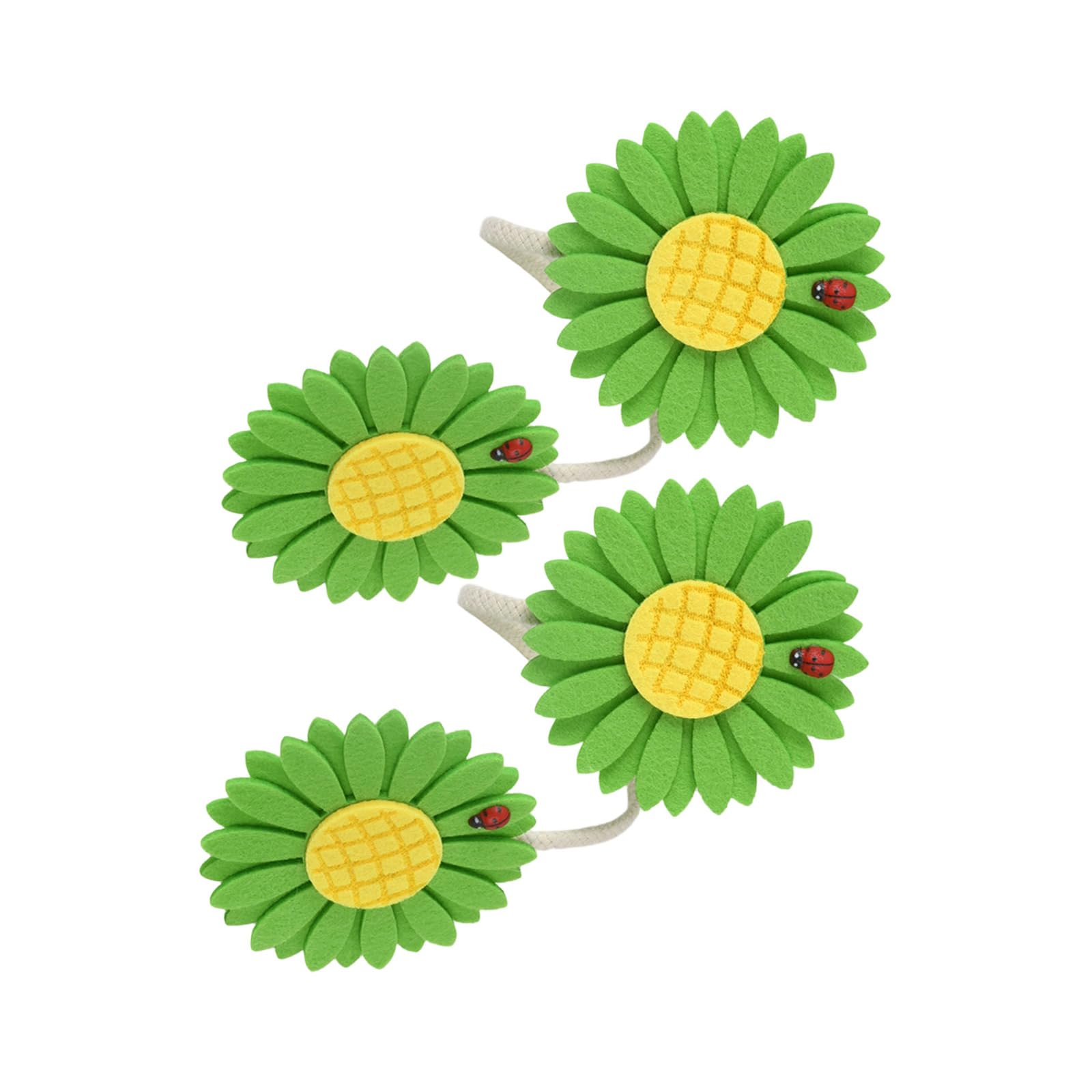 Nucelit Curtain Tiebacks Flower Window Curtain Bind Clips Decorative Curtains Holdbacks Drapery Holdbacks Home Decors Tiebacks