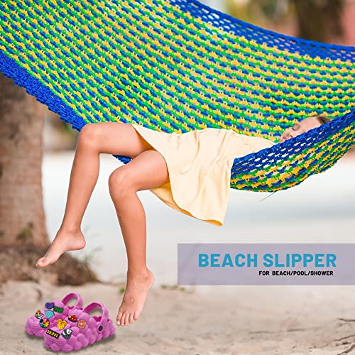 Lephyon Bubble Slides For Kids|Golf Ball Beach Shoes|Gargen Clogs For Girls|Funny Water Slippers Boys Comfy Anti-Slip Lightweight Protect Foot Black 1 #TOP7