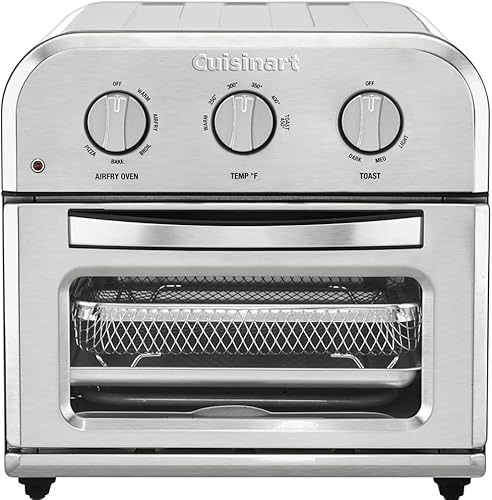 Miniatura 2 de Cuisinart TOA-26 - Horno tostador compacto de acero inoxidable con tabla de cortar de bambú Deco Chef Premium y paquete de protección mejorada CPS