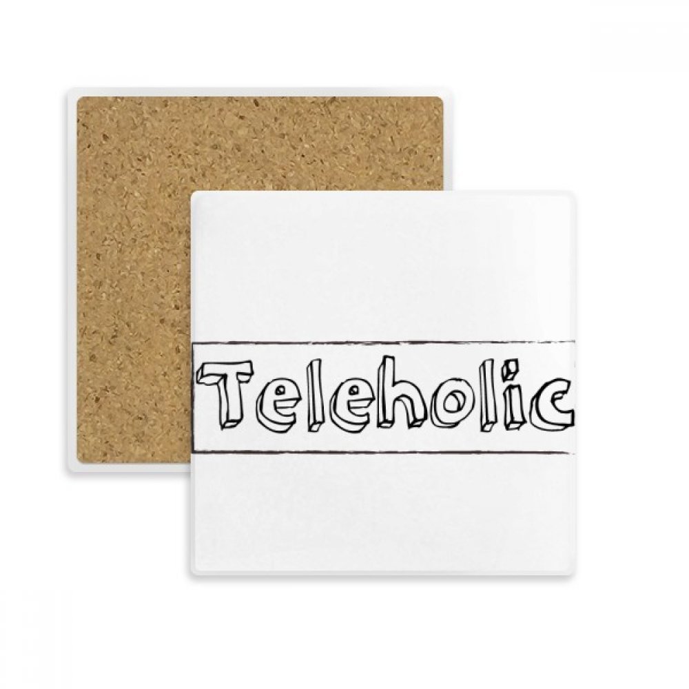 Coaster Teleholic porte-tasse en pierre pour vos apéritifs et salons