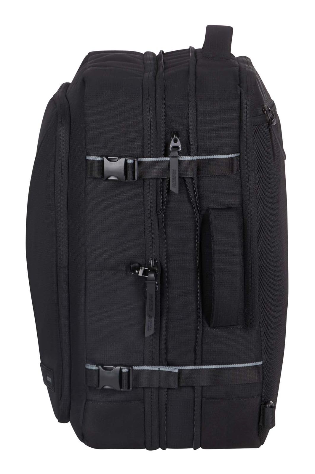 American Tourister Take2Cabin - Mochila de Viaje Expandible 17,3 Pulgadas, 55 cm, 42,5/48,5 l, Negro (Black)